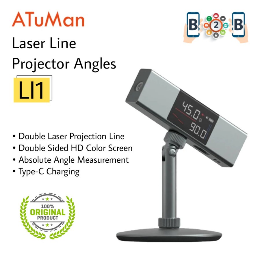 Jual AtuMan LI1 Laser Line Projector Angles Duka Dual Laser