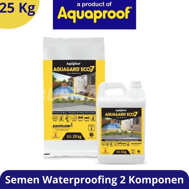 Jual Aquagard Eco7 Set (A+B) 25 Kg Semen Waterproofing 2 Komponen ...