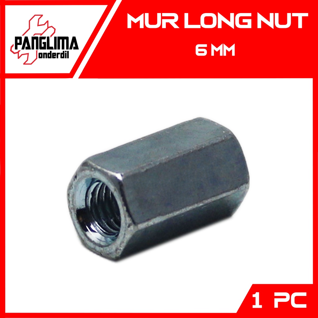 Jual Mur Long Nut M6x18 M6 Panjang 18 mm Untuk Segala Jenis Keperluan