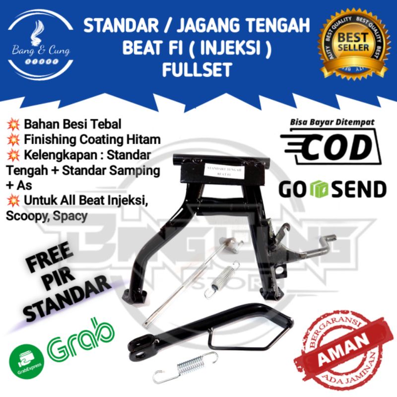 Jual Standar Standart Dua Tengah Set Standar Jagang Jagrak Samping Honda Beat Fi Scoopy New