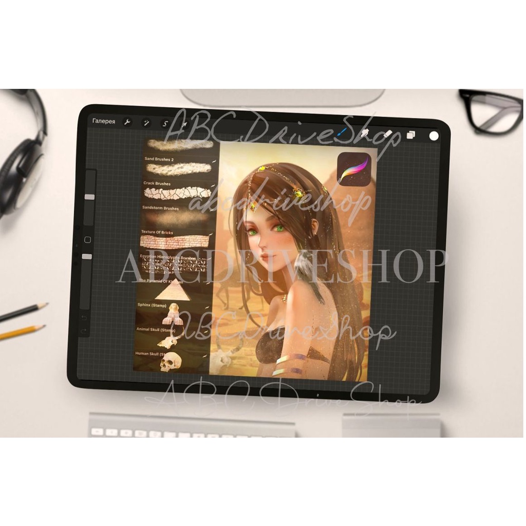 Jual Procreate Brush - Egypt Brushes Set for Procreate | Shopee Indonesia