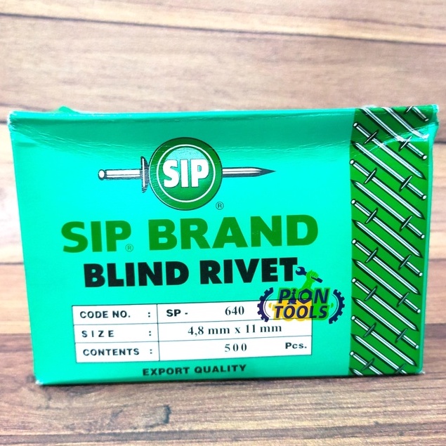 Jual SIP Paku Rivet 640 ukuran 4,8x11mm / Blind Rivet / Aluminium / isi ...