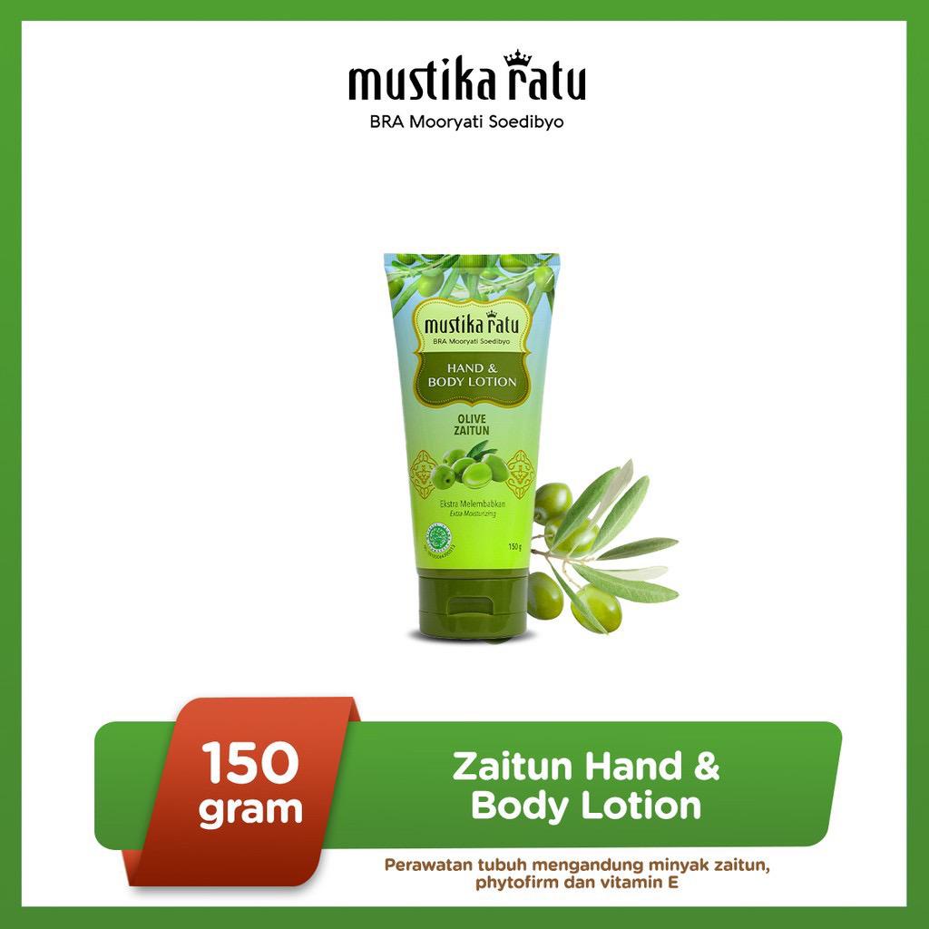 Jual Mustika Ratu Hand & Body Lotion Olive Zaitun 150 gr Shopee Indonesia