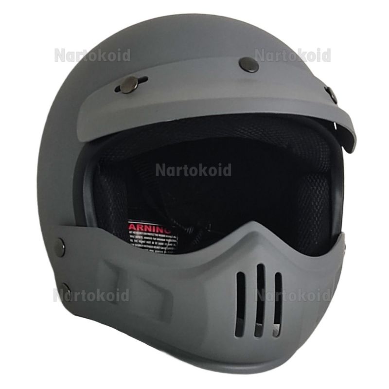 Jual Helm Retro Modular Tigers Cakil Dewasa | Shopee Indonesia