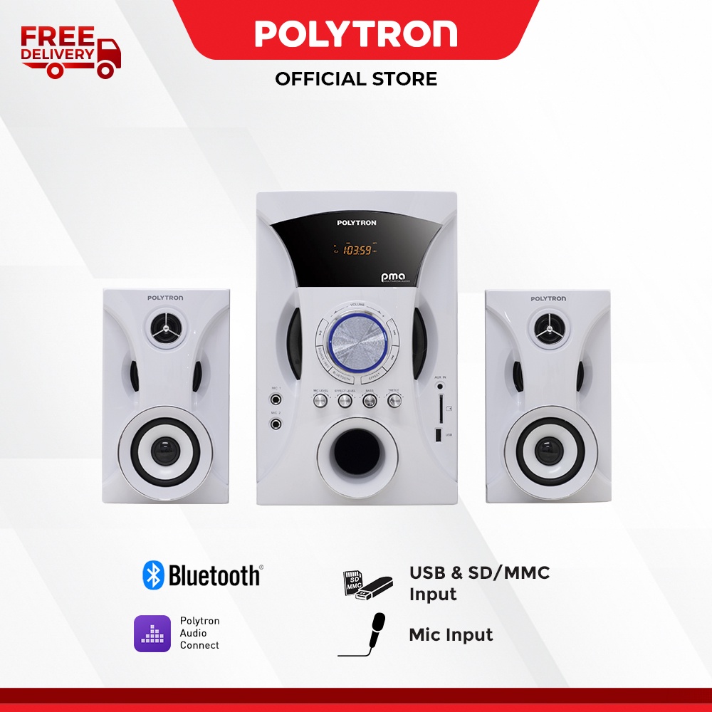 Jual POLYTRON Multimedia Speaker PMA 9525 /W | Shopee Indonesia