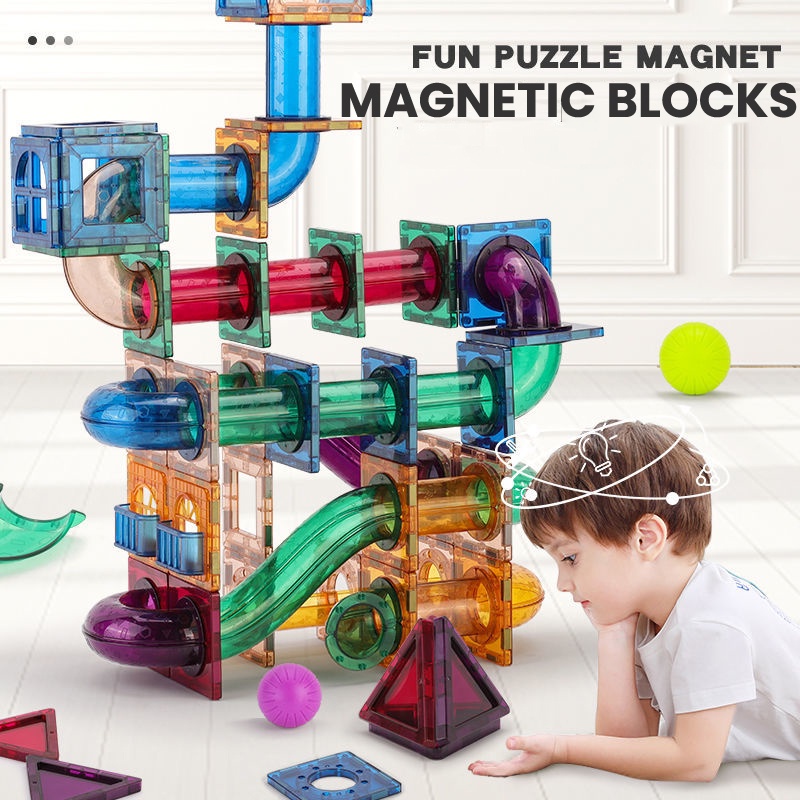 Jual Mainan Magnet Blok Mainan Edukasi Magnetic Blocks Magnet Labirin ...