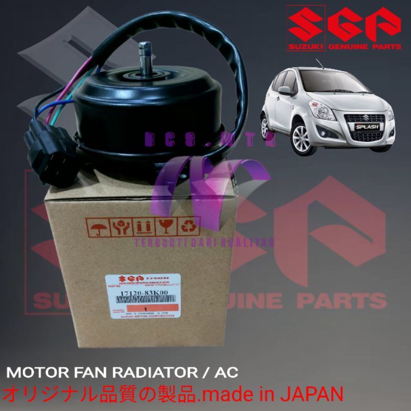 Jual MOTOR FAN RADIATOR/AC SUZUKI SPLASH ORI | Shopee Indonesia