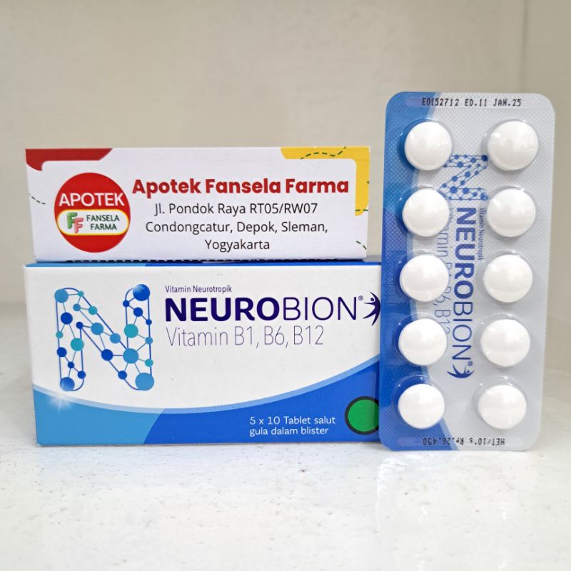 Jual Neurobion vitamin B1 B6 B12 kesemutan nyeri otot vitamin otot