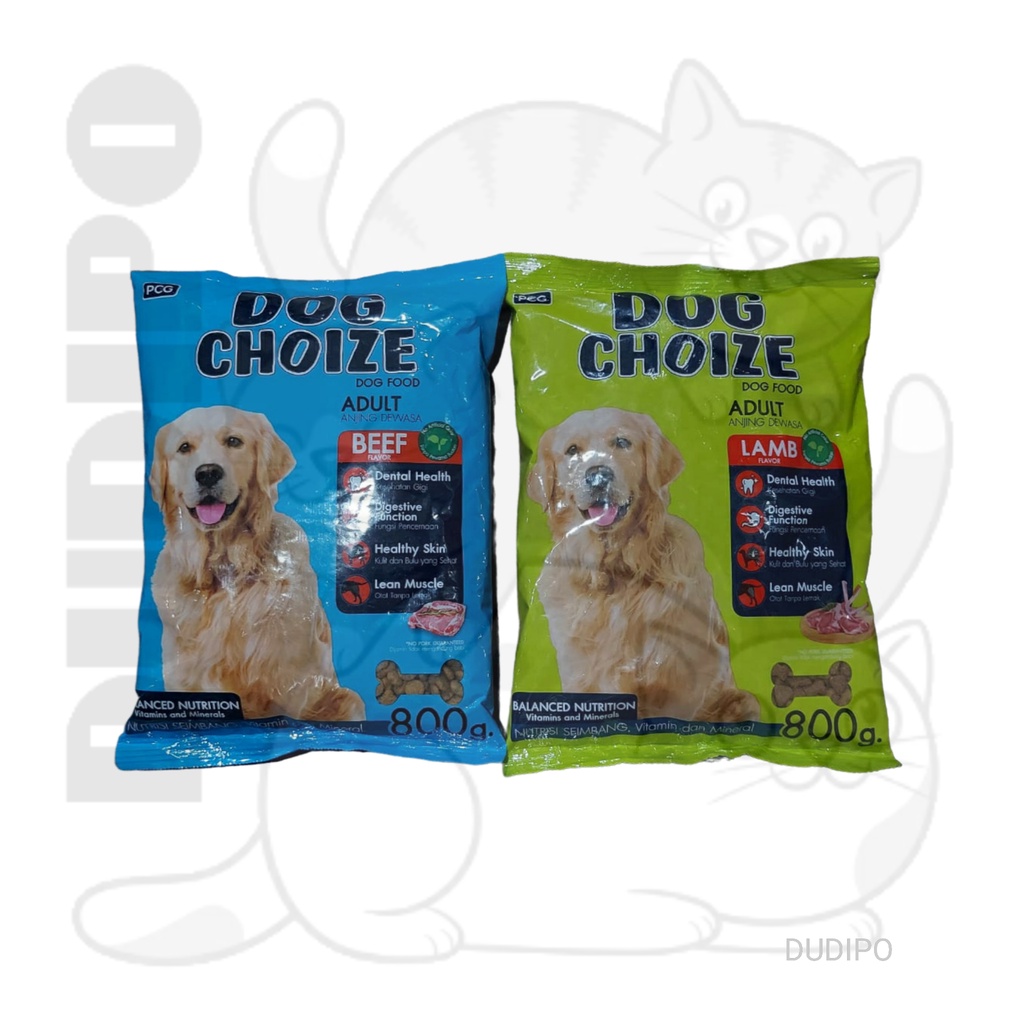 Jual DOG CHOIZE Makanan Kering Untuk Anjing Kemasan 800gr | Shopee ...