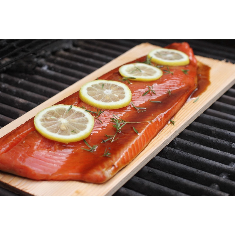 Jual Cedar Plank Grill Western Cedar Wood Salmon Kayu Panggang Asap