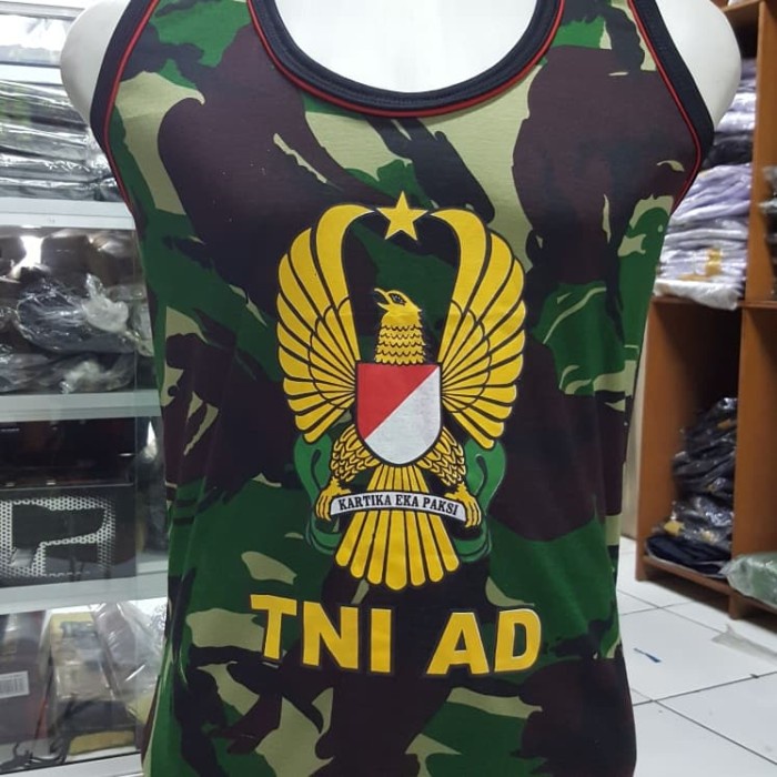 Jual Aman Singlet Tni Ad Kaos Singlet Tni Ad Kaos Singlet Loreng Tni Ad