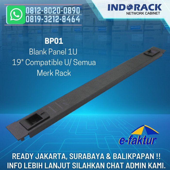 Jual Hadir Indorack Blank Panel 1U - Acc Rack Server Abba Nirax Fortune ...