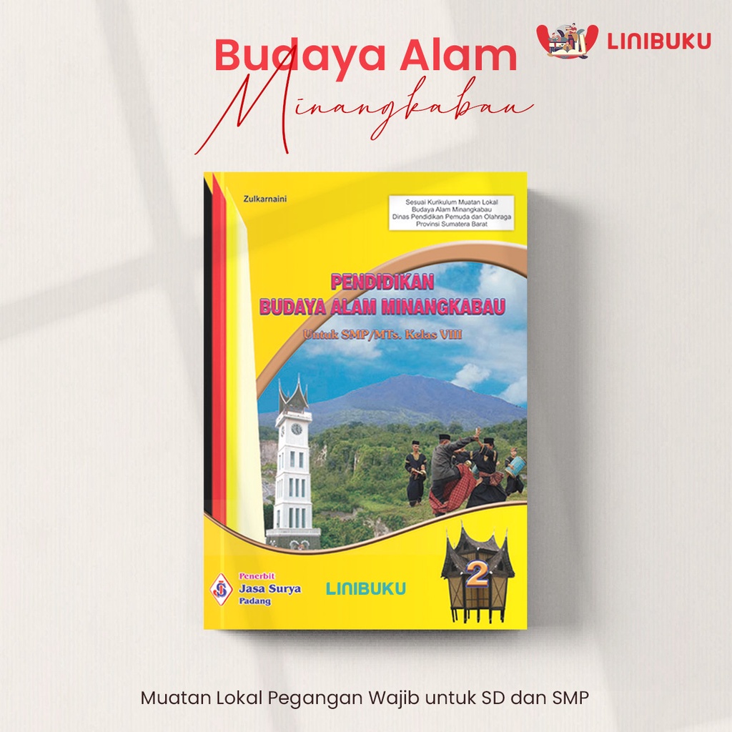 Jual STOCK READY - BUKU BUDAYA ALAM MINANGKABAU SD & SMP - MUATAN LOKAL ...