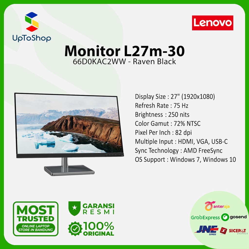 Jual Lenovo Monitor L27m-30 27