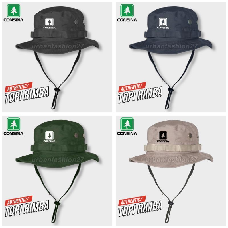 Jual Topi Consina Rimba Gunung Outdoor Camping Mancing Hiking - Topi ...