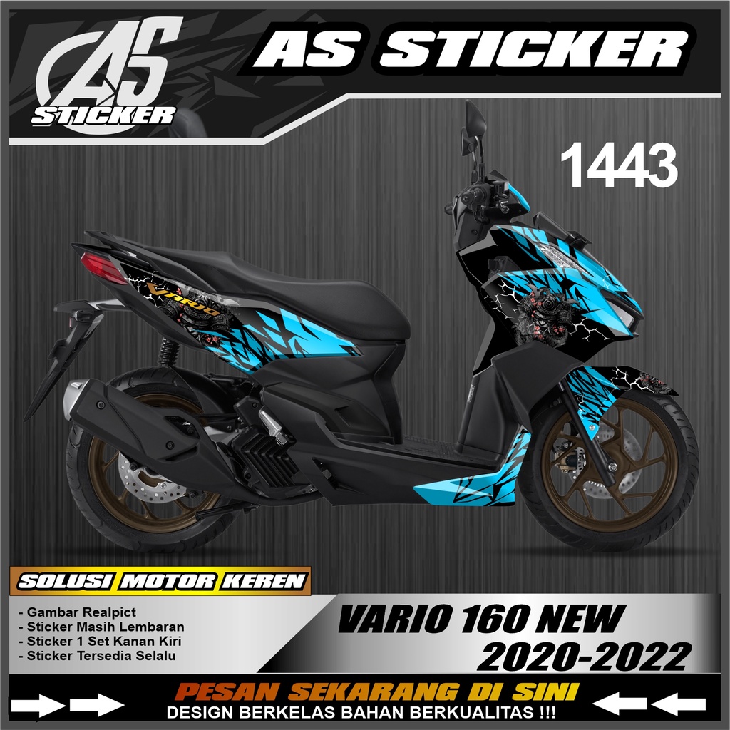 Jual 1443a Decal Sticker VARIO 125/150 NEW Full Body Stiker Skotlet