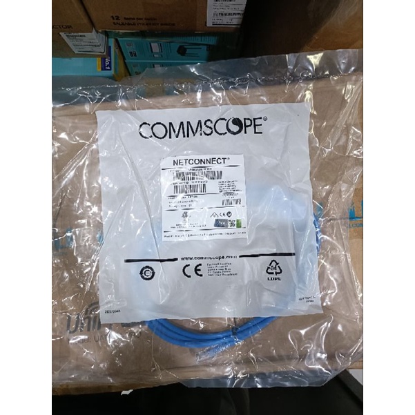 Jual amp patch cord cat.6 (NPC6ASZDBBL003M) Shopee Indonesia