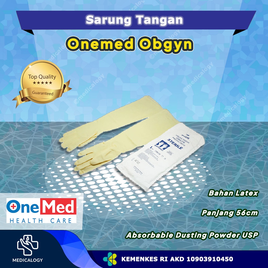 Jual Sarung Tangan Obgyn Gynaecologi Steril Onemed Shopee Indonesia 6271