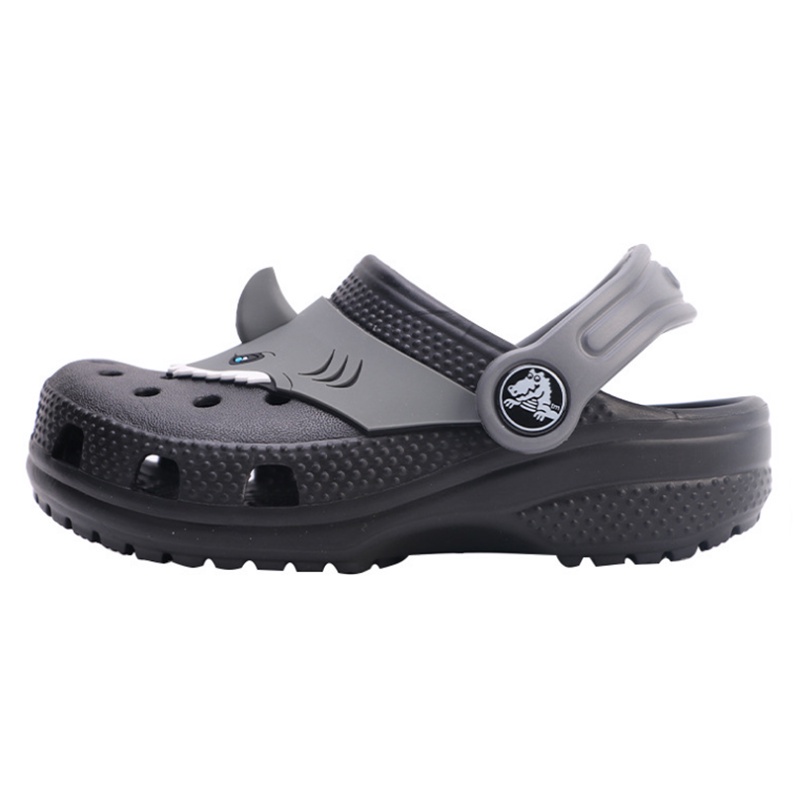 Jual [GRANGLORIOUS] Crocs Anak Anak Shark / Crocs anak Fun lab sharks ...