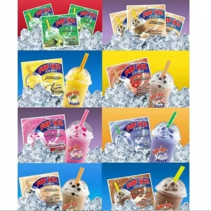 Jual Pop Ice (5 Varian Rasa) - 1 renteng (10 pcs) | Shopee Indonesia