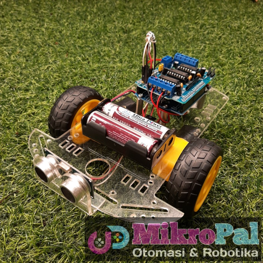 Jual DIY 2 WD Arduino Obstacle Avoidance Smart Car Robot Avoider 2WD ...