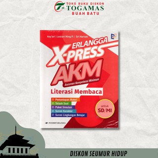 Jual Kumpulan Soal Erlangga X-Press Akm Numerasi // Literasi Membaca Sd ...