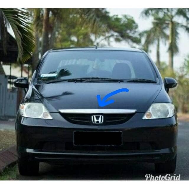 Jual List Garnish Chrome Atau Vernekel Kap Mesin Atas Grill Depan Honda