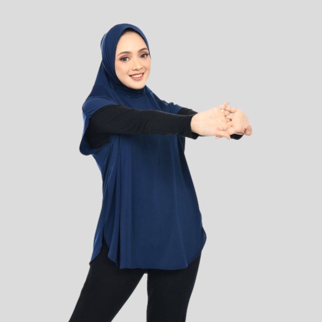 Rompi Cardigan Hijab Sport #bajuolahraga #bajuolahragamuslimah #bajuol