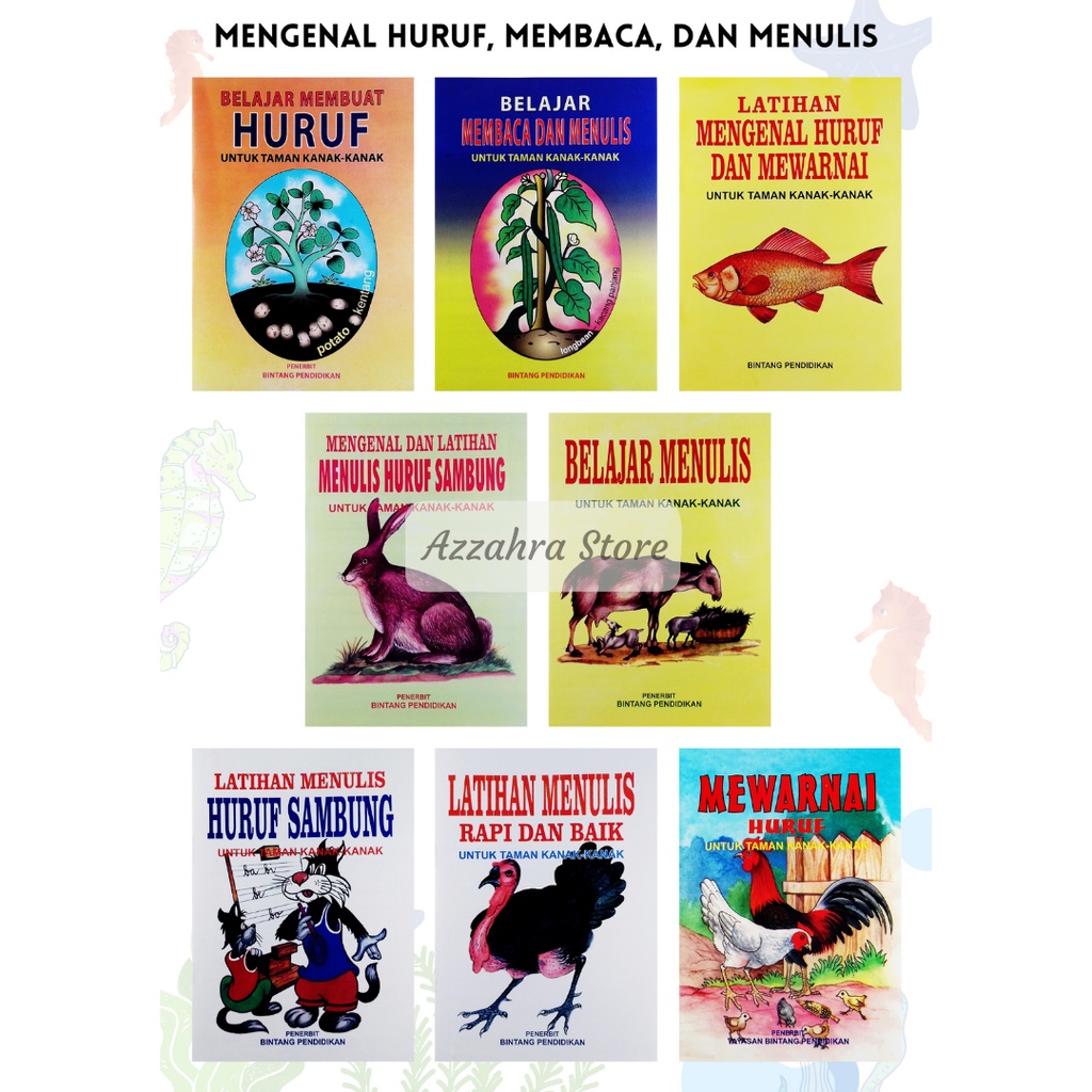 Jual Buku Paket Mengenal Huruf Membaca Dan Menulis Untuk TK Paud ...