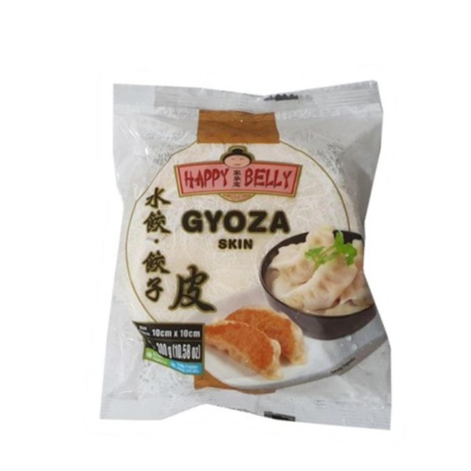Jual HAPPY BELLY GYOZA SKIN 300 GR KULIT DUMPLING PANGSIT KUO TIE VEGAN ...