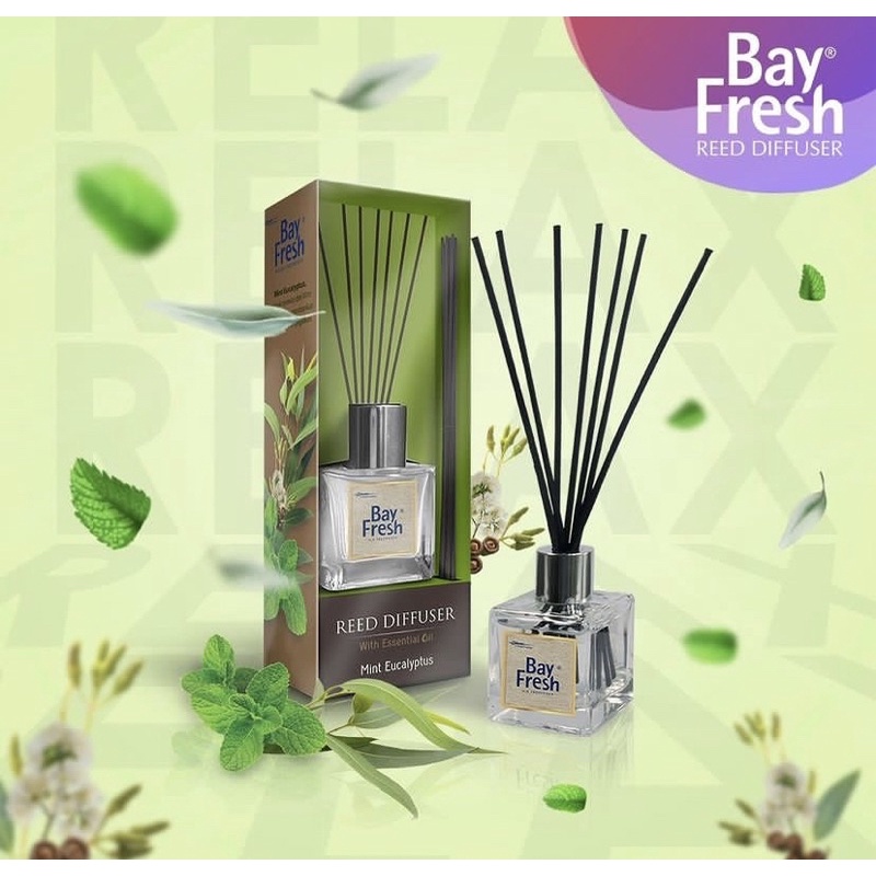 Jual BAYFRESH Reed Diffuser Reguler Amber Lavender 30 ml With Essential