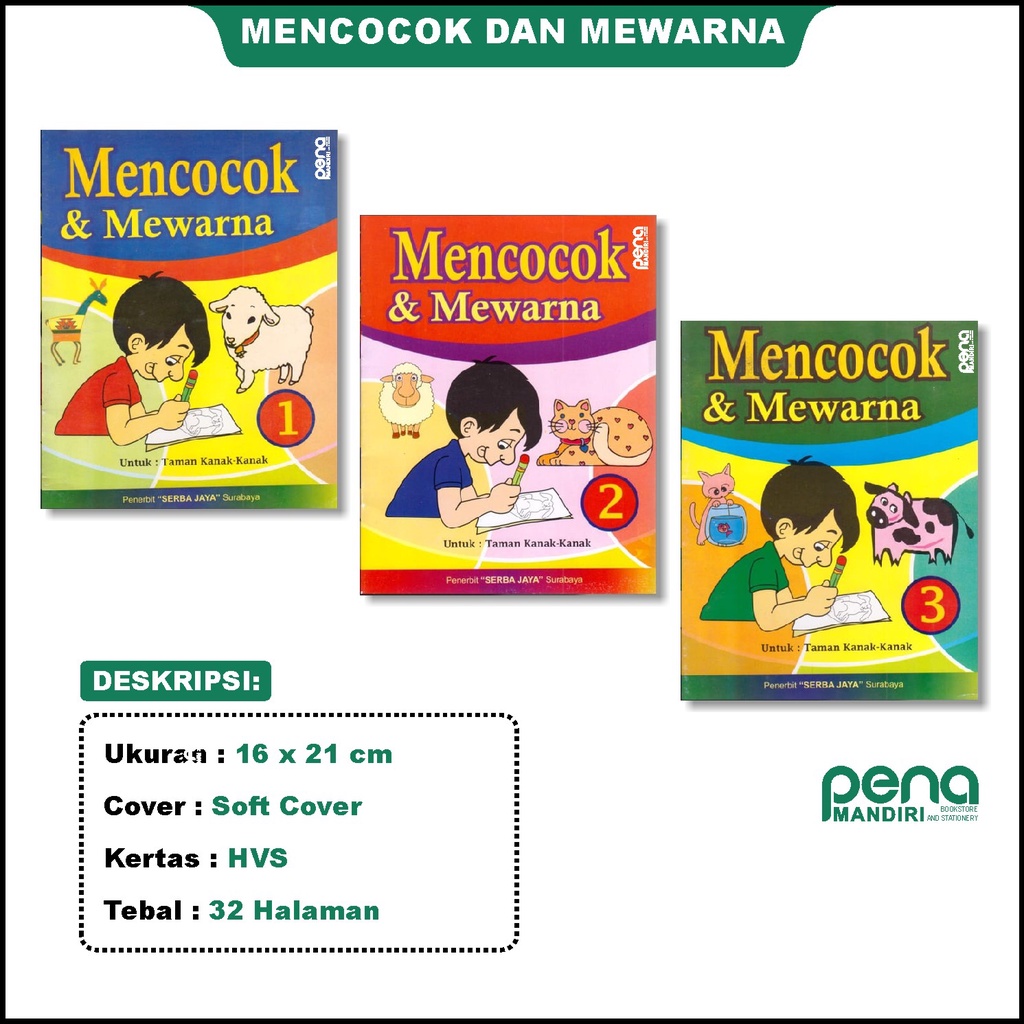 Jual BUKU ANAK MENCOCOK & MEWARNA, MENCARI KEJANGGALAN GAMBAR, DAN MAZE ...