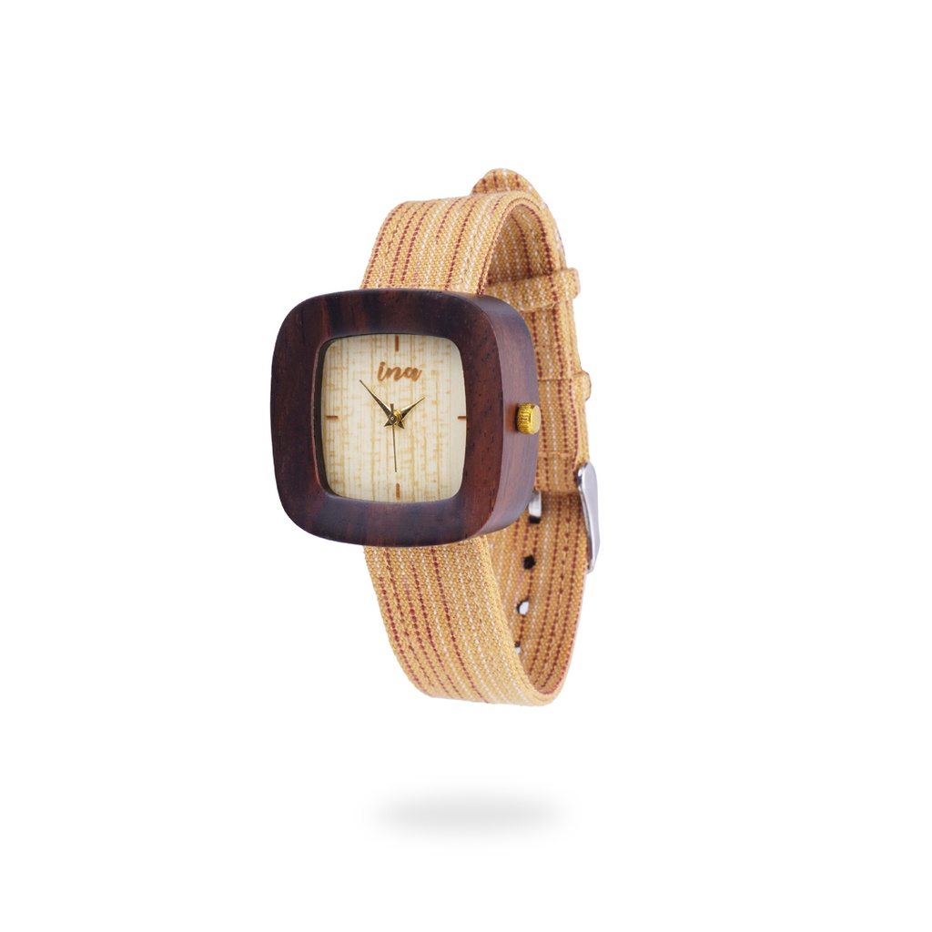 Jual INA Watch Jam Tangan Kayu Sonokeling Seri Beksan | Shopee Indonesia