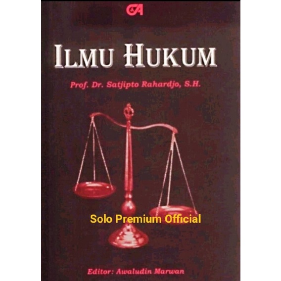 Jual Buku Ilmu Hukum Satjipto Rahardjo Citra Aditya Bakti Shopee