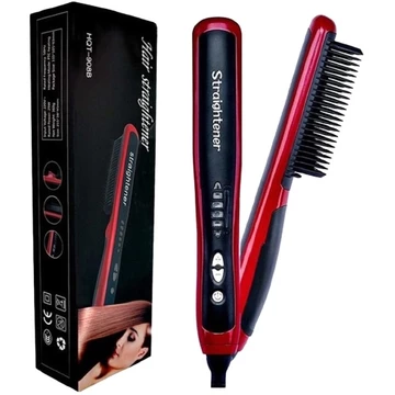 CL Catok Rambut 2in1 Kemei Infrared Ceramic Kontrol Suhu Otomatis Catokan Rambut Lurus