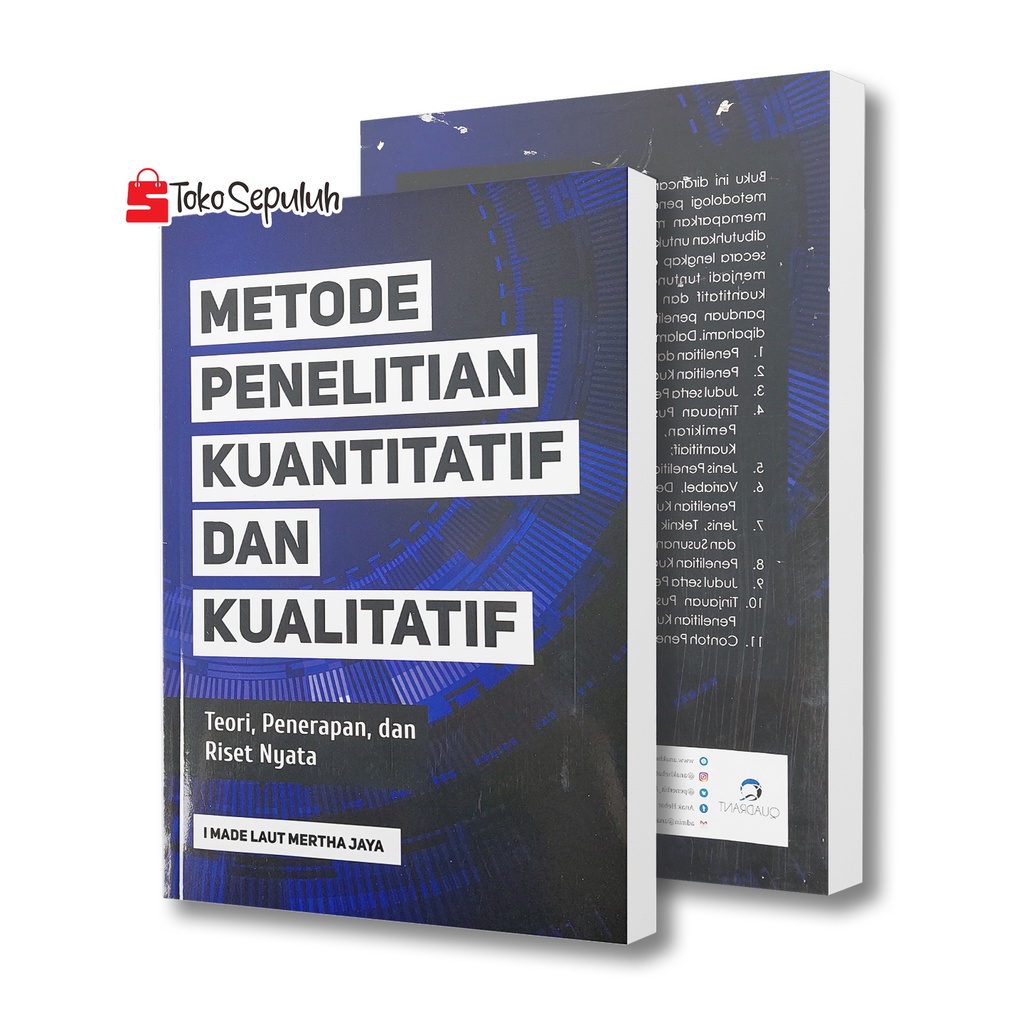 Jual Buku Metode Penelitian Kuantitatif Dan Kualitatif | Shopee Indonesia