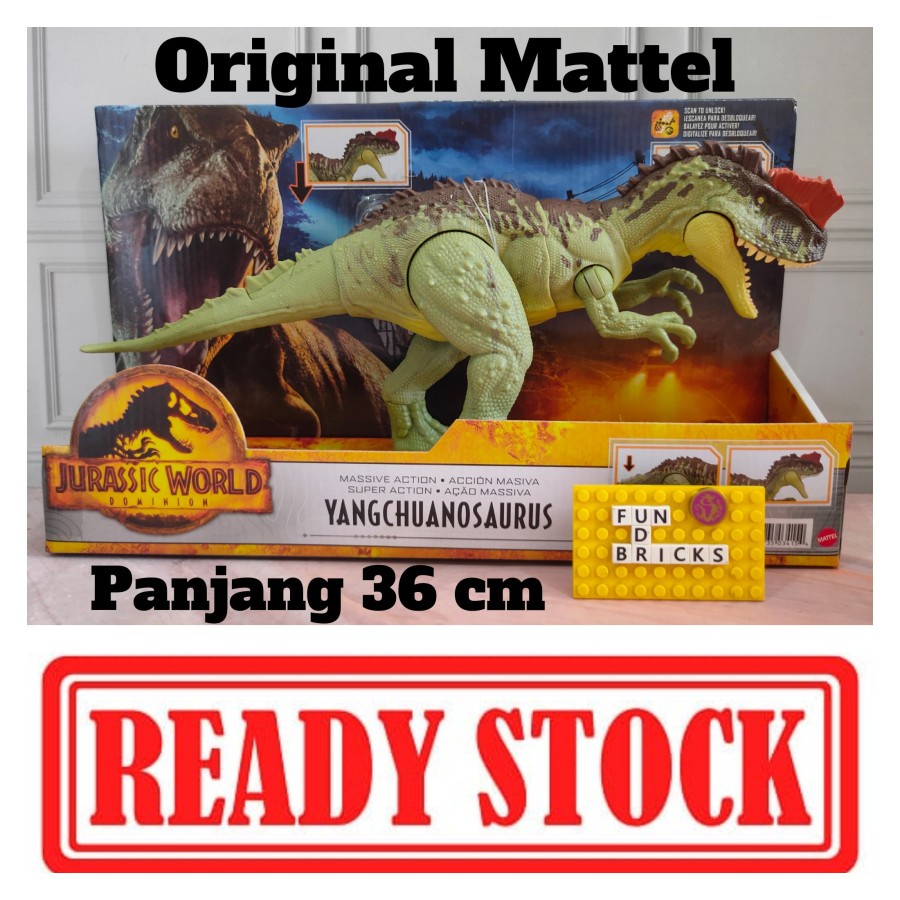 Jual Jurassic World Dominion Massive Action Yangchuanosaurus Mattel Shopee Indonesia 0131