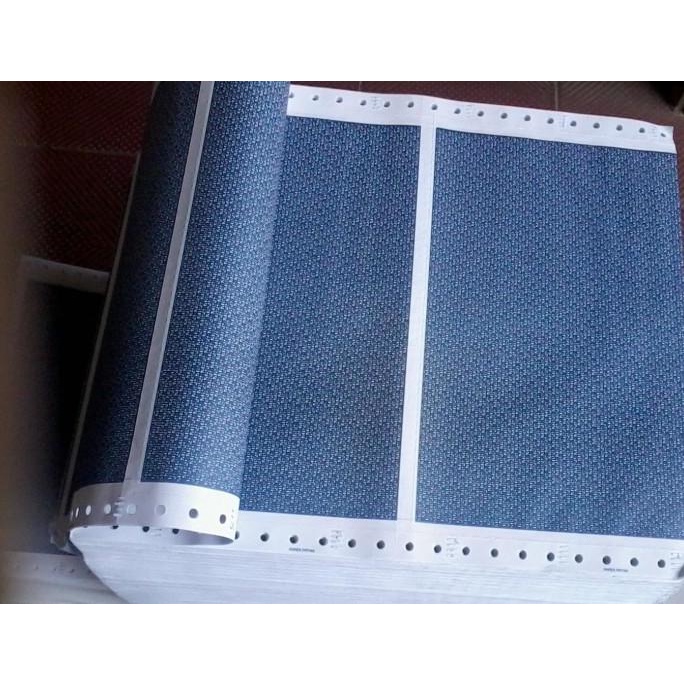 Jual Kertas Komputer Slip Gaji Carbonized Continuous Form Confidential
