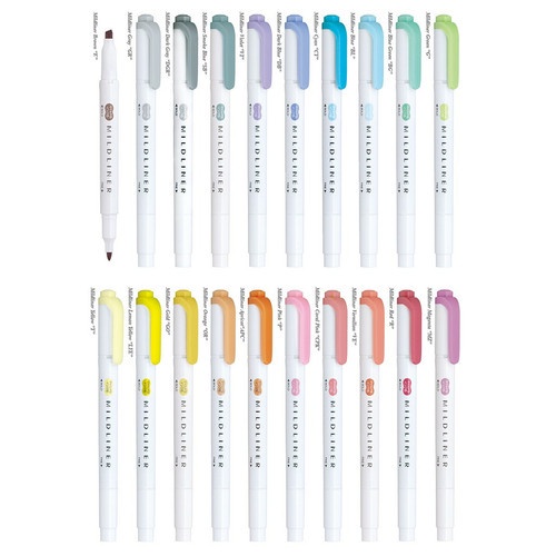 Jual Mildliner Zebra #WKT7 Double Sided Highliter Tip Bold & Tip Fine ...