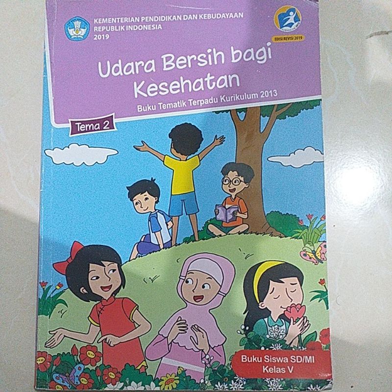 Jual BUKU TEMA 2 TEMATIK UDARA BERSIH BAGI KESEHATAN TERPADU KURIKULUM ...