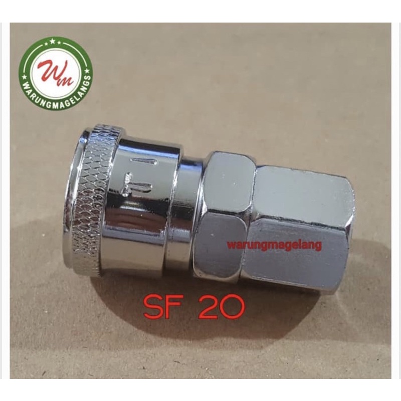 Jual Coupler Sf 20 Sf20 Quick Coupling Sambungan Selang Angin Kompresor ...