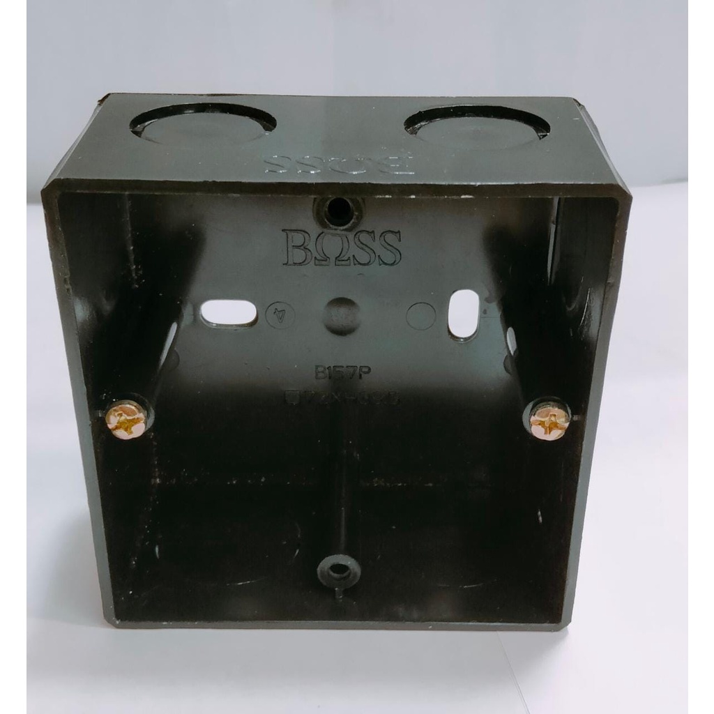 Jual INBOW DUS BOSS KOTAK HITAM PLASTIK / SAKLAR / STOP KONTAK ...