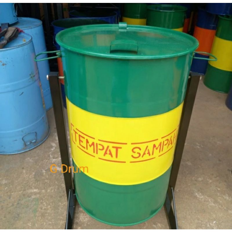 Jual Drum Besi Tong Sampah 60 Liter Gantungan Shopee Indonesia 6640