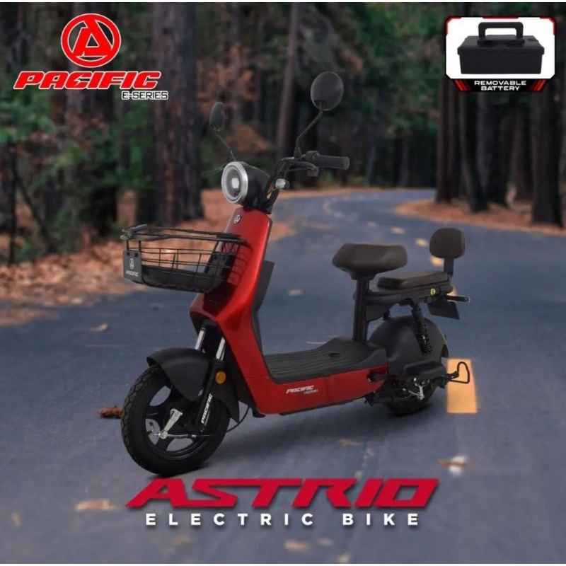 sepeda listrik electrik e-bike Pacific ASTRIO terbaru 48 volt