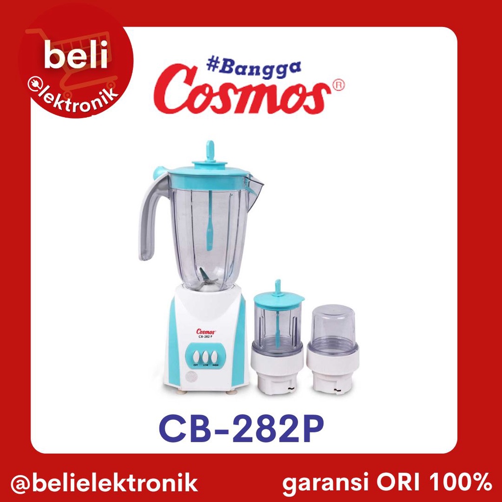 Jual COSMOS Blender Plastik 3 In 1 CB-282P Kapasitas 2 Liter | Shopee ...