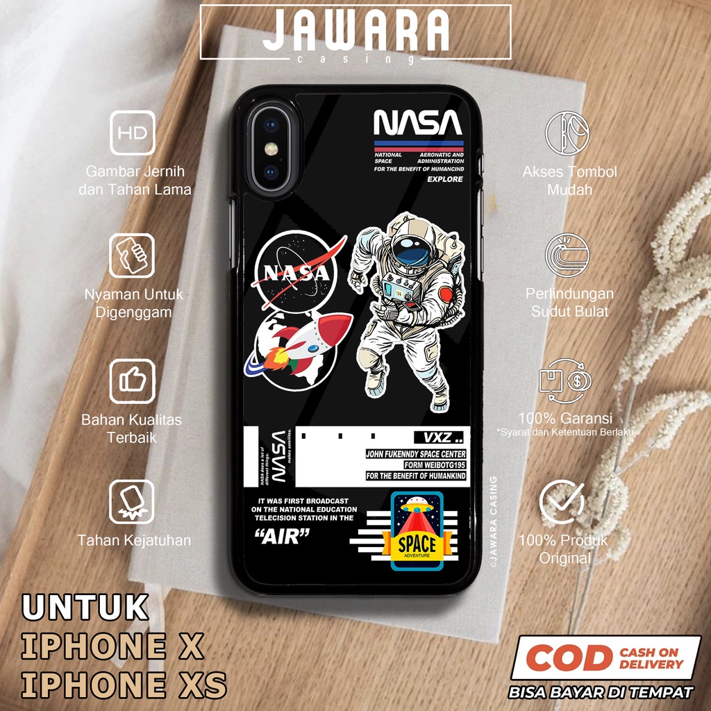 Jual Case iPhone X XS Casing iPhone X XS Jawara Casing [NASA] Case
