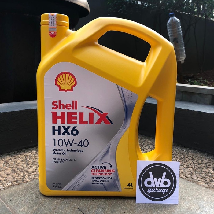 Jual Shell Helix Hx6 10W-40 4 Liter | Shopee Indonesia