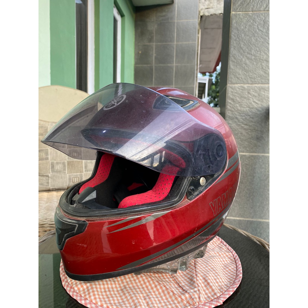 Jual Helm Full Face Yamaha Second ORIGINAL | Shopee Indonesia