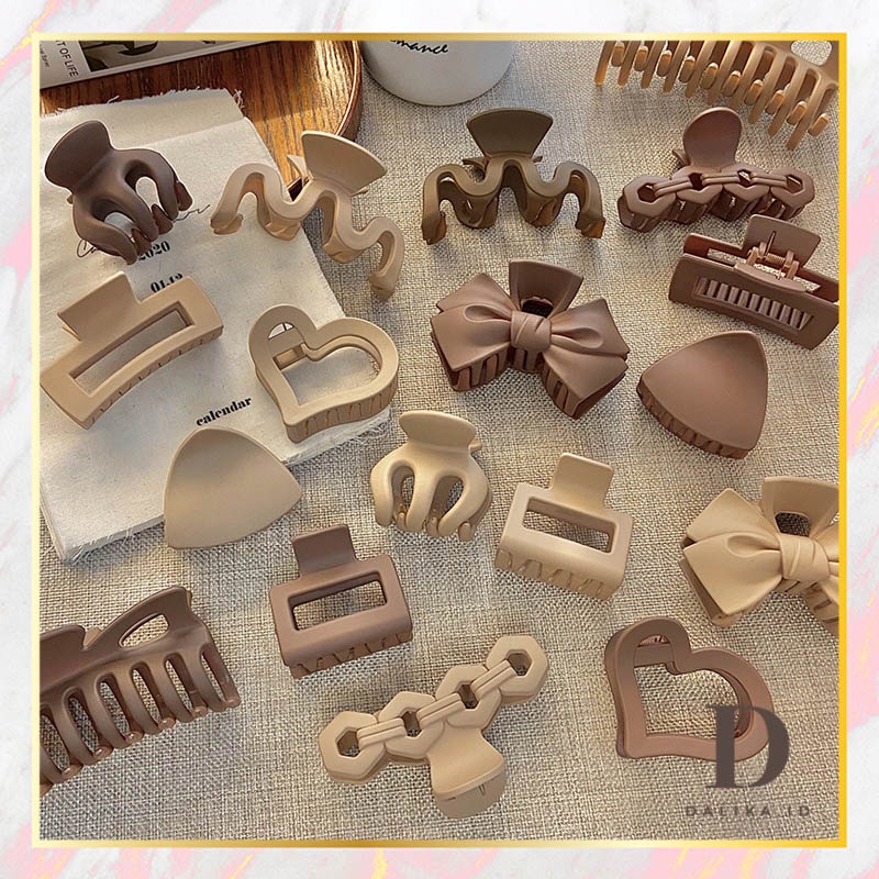 Jual Jepit Rambut Korea Jedai Wanita Korea Coffee Series Korean Hair ...