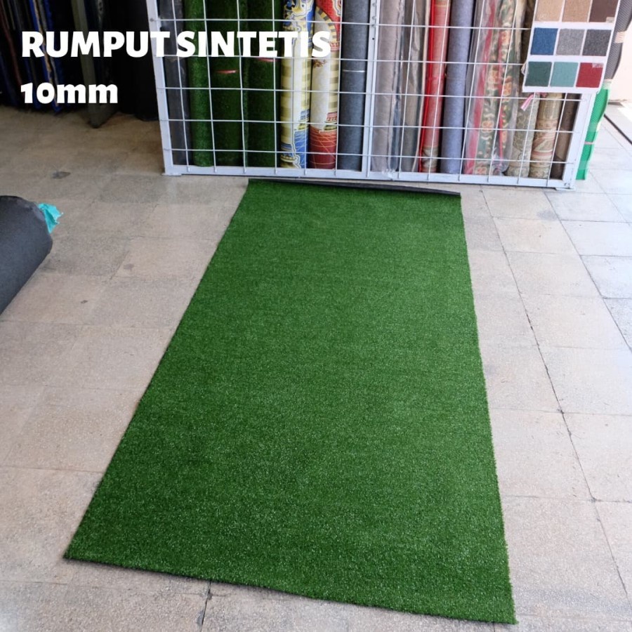 Jual Karpet Rumput Sintetis Untuk Lantai Outdoor Indoor Meteran Murah Tebal Mm Ukuran X M